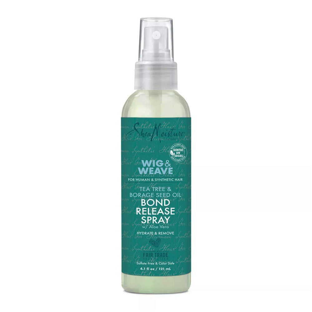 SheaMoisture Wig & Weave Bond Release Spray for Human and Synthetic Hair, 4.1 Oz